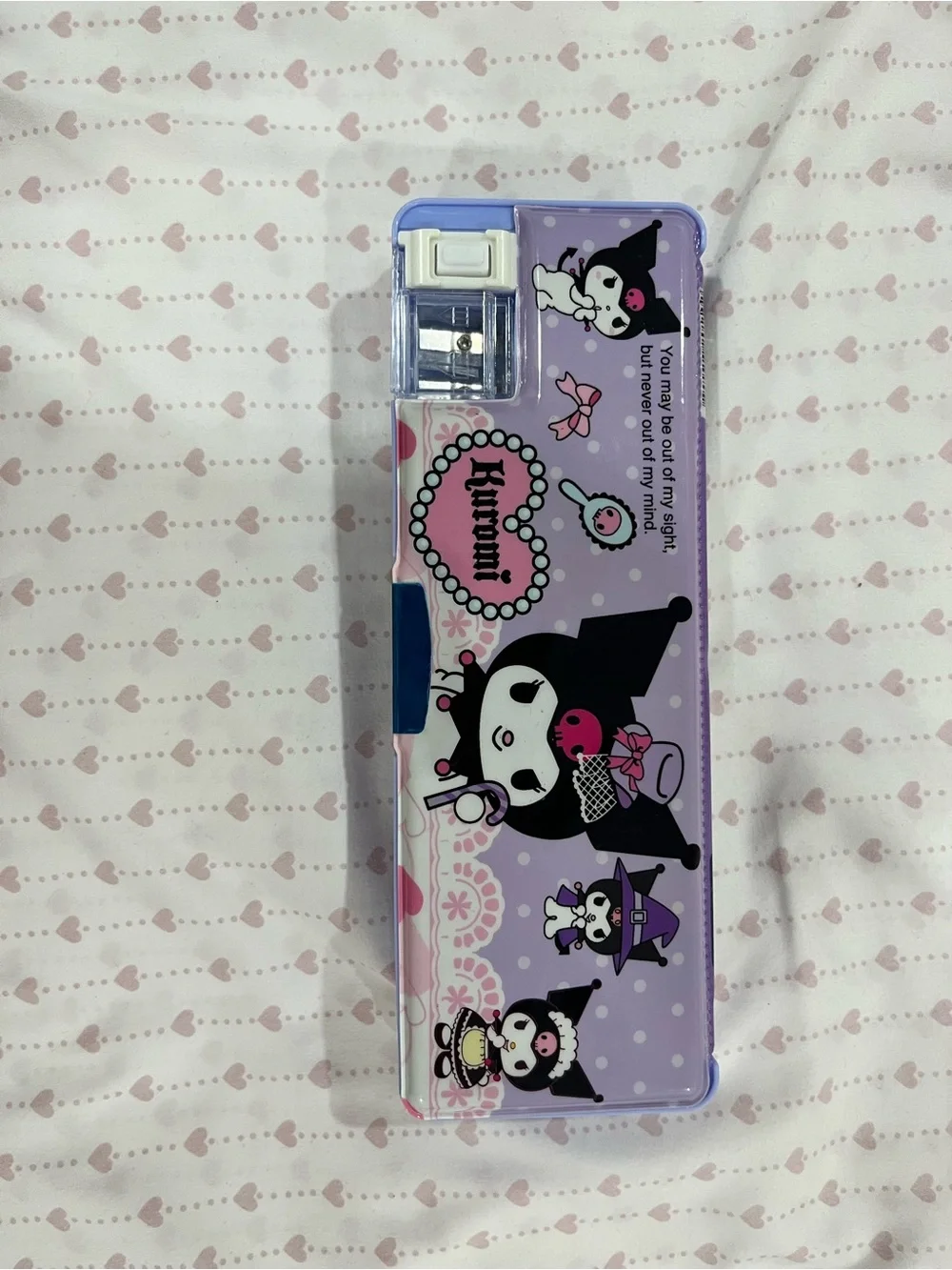 SANRIO KUROMI BUNDLE - Purple Stationery Set with Figurines